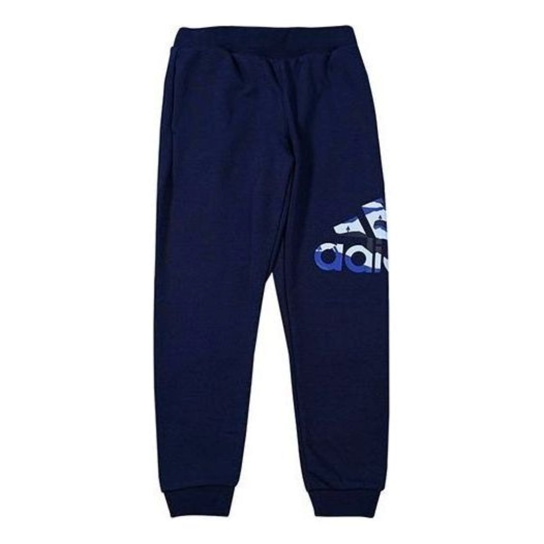(GS) adidas French Terry Pants Asia Sizing 'Blue' GP0469