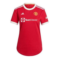 (WMNS) adidas Manchester United 21/22 Home Jersey Asia Sizing 'Red White' GR3772