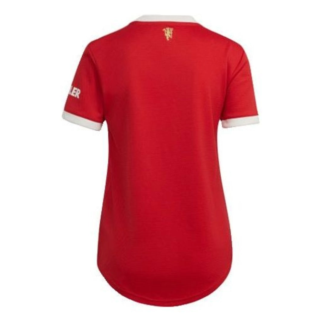 (WMNS) adidas Manchester United 21/22 Home Jersey Asia Sizing 'Red White' GR3772