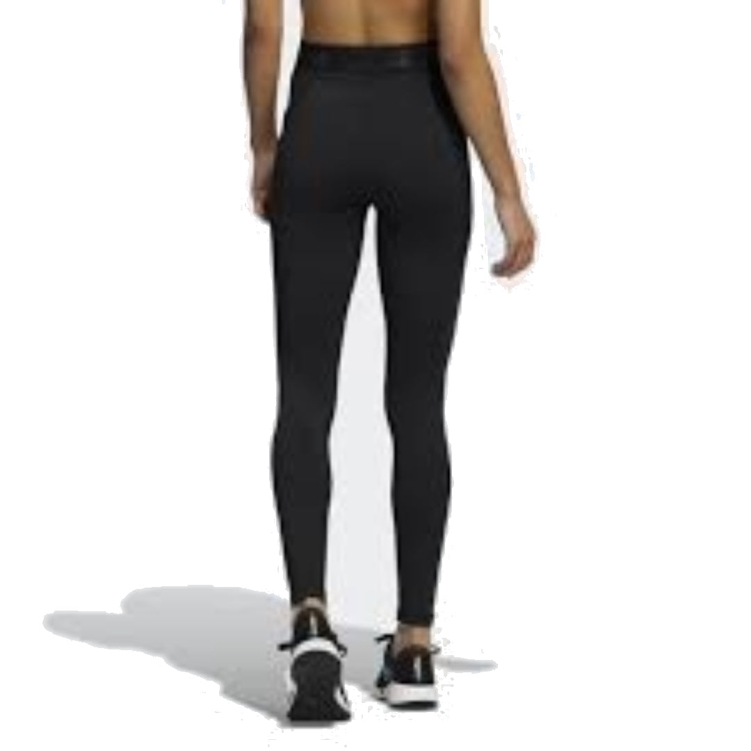 (WMNS) adidas Techfit Long Reflective Tights Asia Sizing 'Black' H11222
