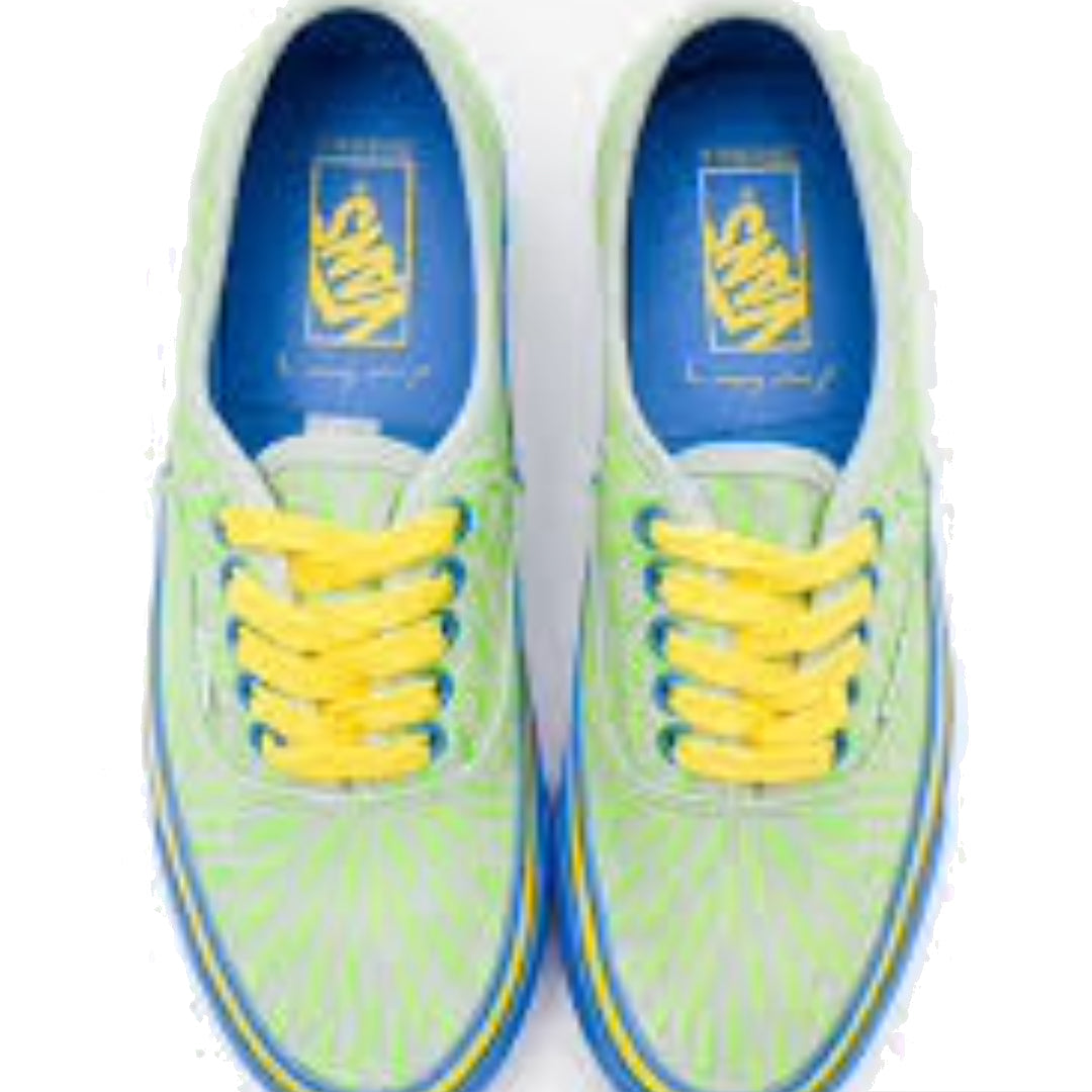 Vans x Sarah Andelman OG Authentic LX Julia Chiang 'Green Blue' VN0A4BV9BCF1
