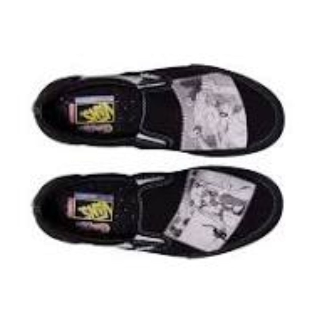 Vans Lizzie x Sailor Moon Skate Slip-On 'Black White' VN0A5FCAYB21