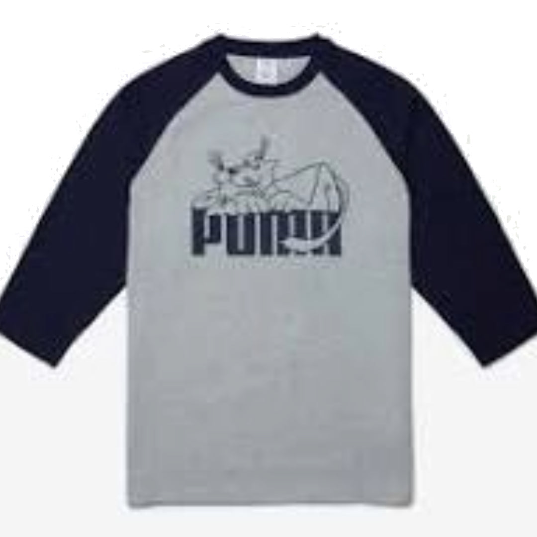 PUMA x Noah Raglan Long Sleeve T-Shirt 'Grey Navy' 622725-04