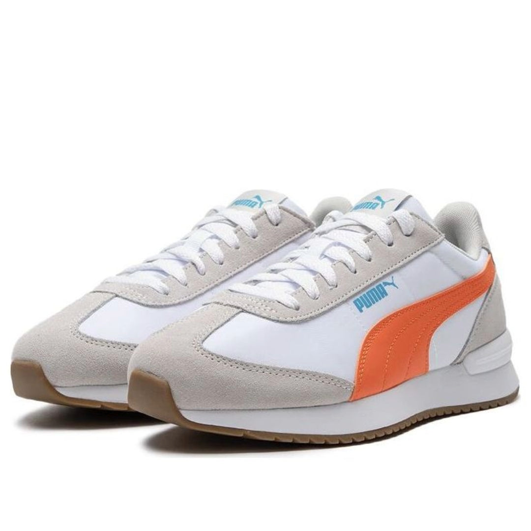 PUMA R78 Neon 'Grey White Orange' 399250-05