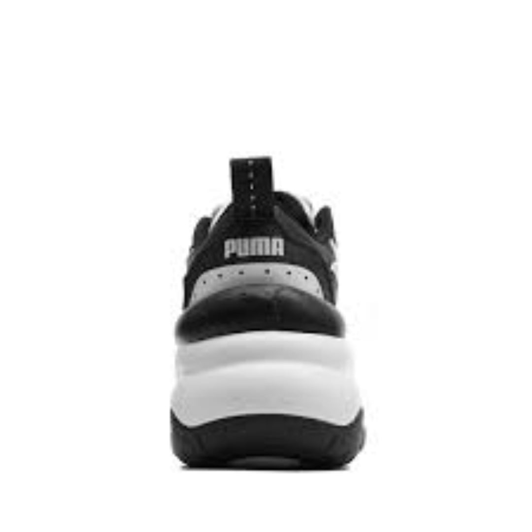 (WMNS) PUMA Cilia Wedge 'Black White' 393915-07