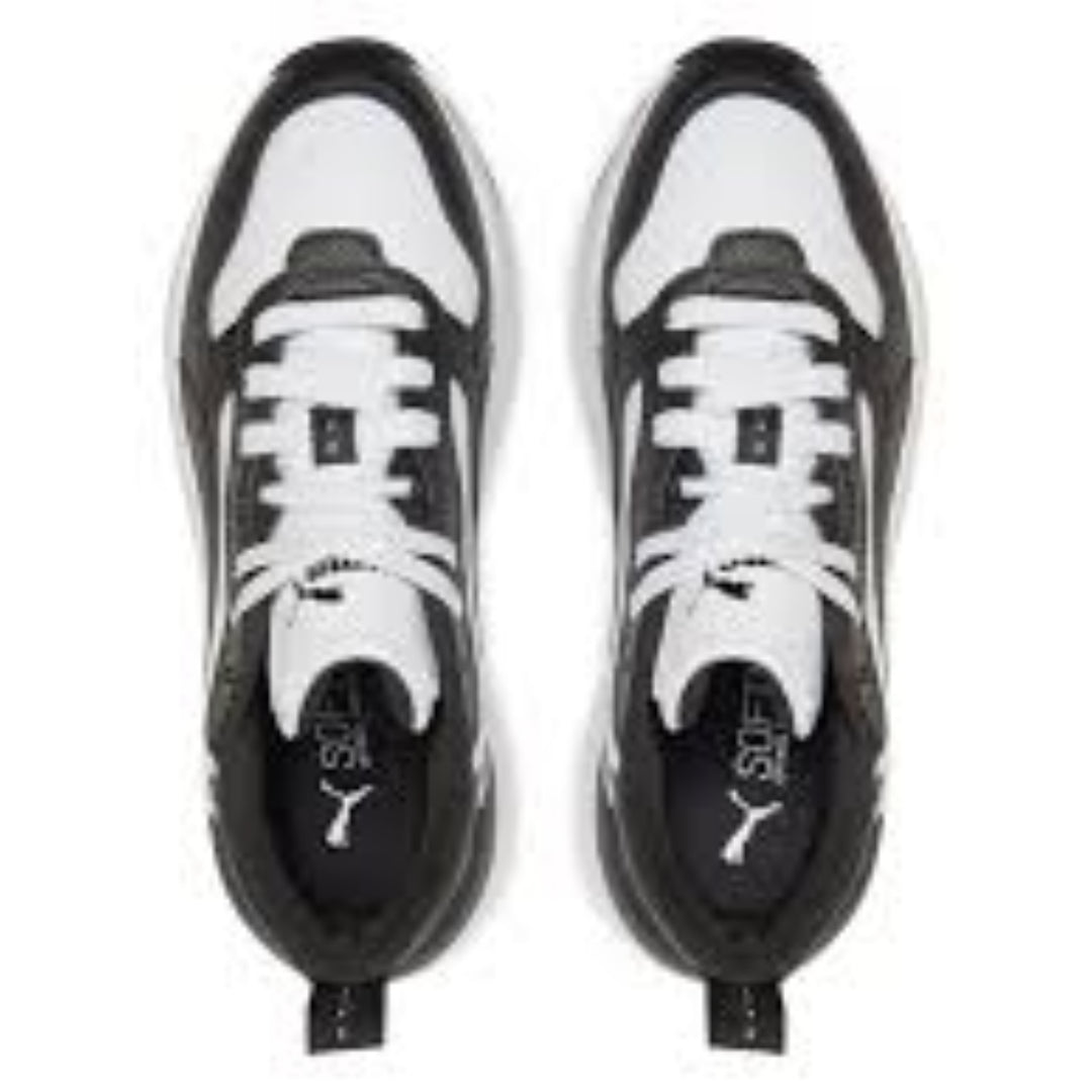 (WMNS) PUMA Cilia Wedge 'Black White' 393915-07