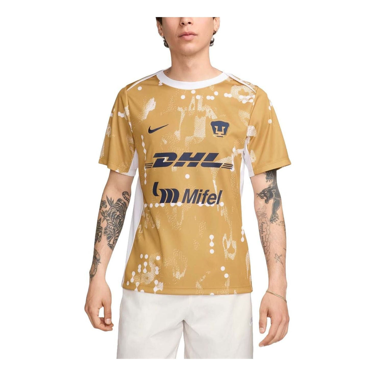 Nike Dri-FIT Pumas UNAM Academy Pro Football T-Shirt 'Truly Gold' FN9660-714