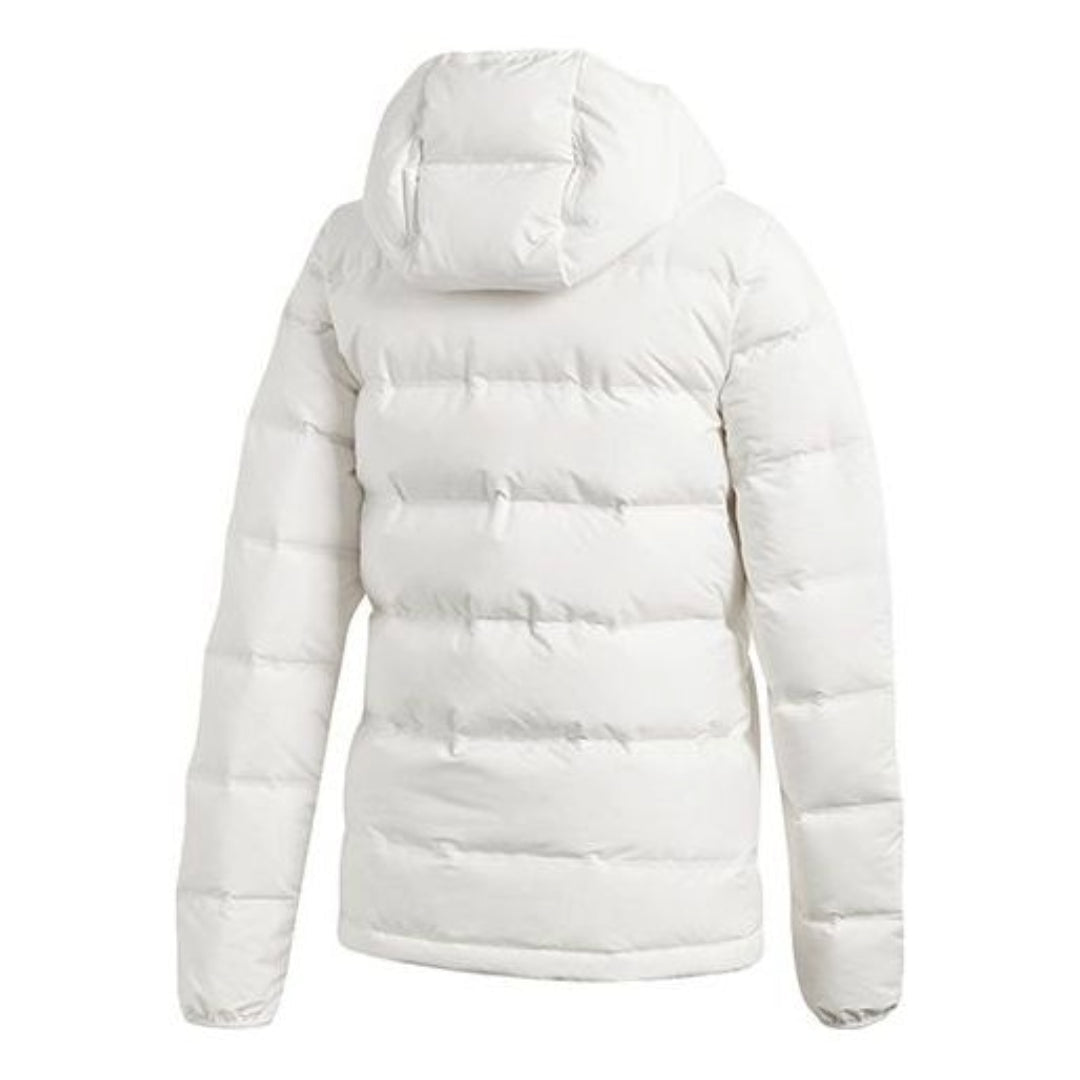 (WMNS) adidas Helionic Hooded Jacket Asia Sizing 'White' BQ1927