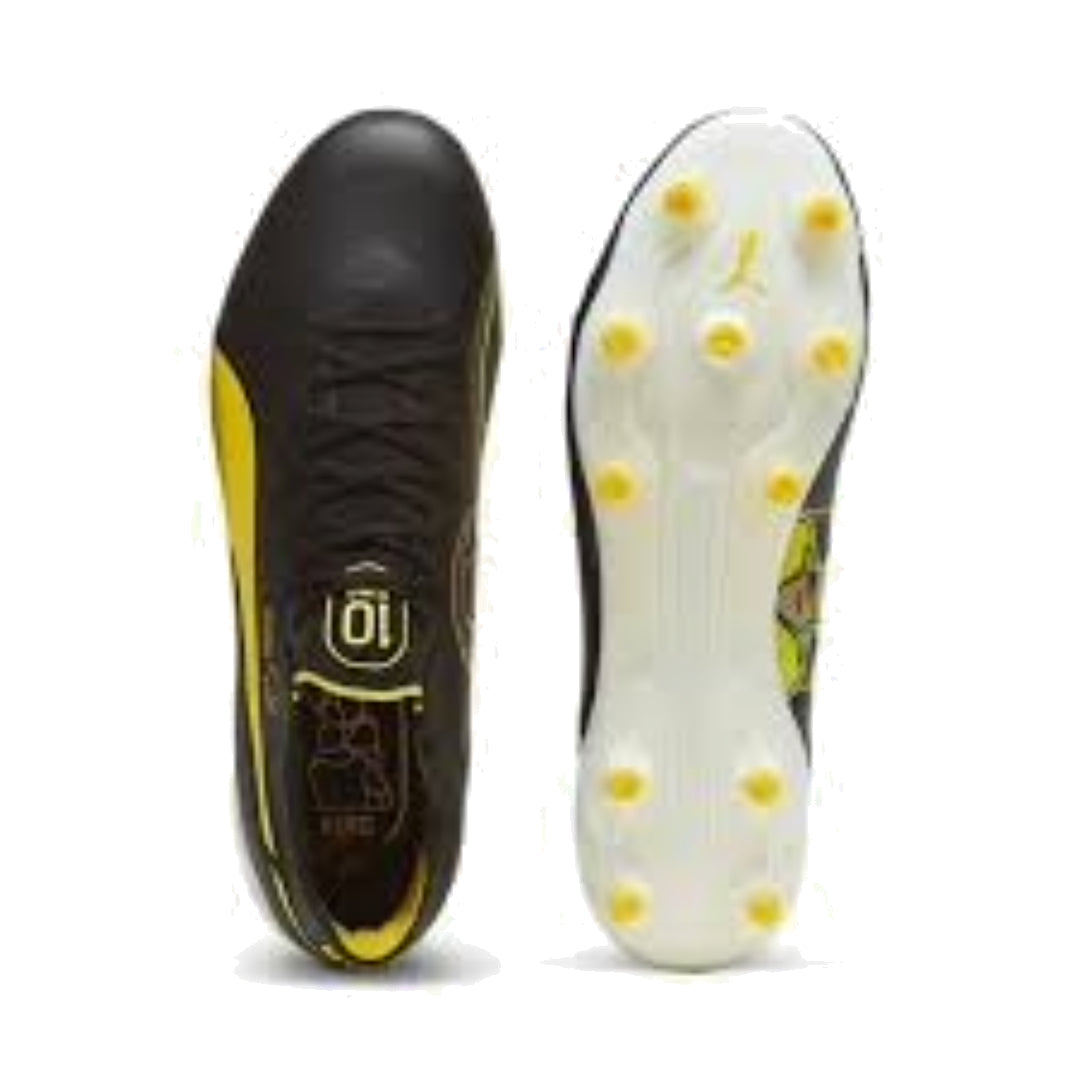 PUMA King Ultimate Pel FG/AG 'Black Yellow' 107825-01