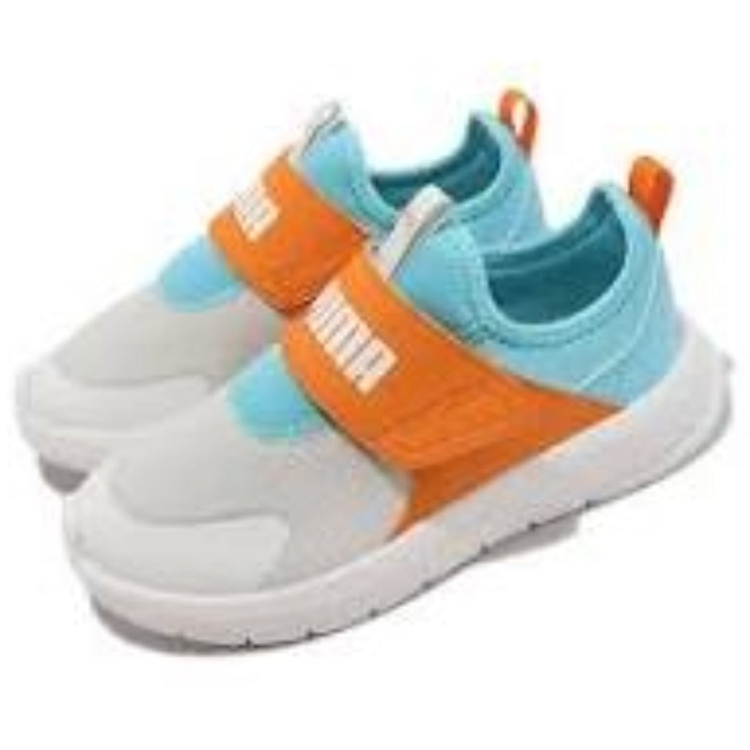 (PS) PUMA Evolve Slip On 'White Orange Blue' 389135-01