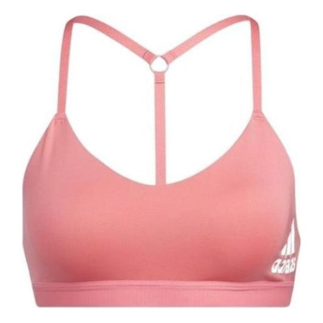 (WMNS) adidas All Me Light Support Training Bra Asia Sizing 'Pink White' GL0614
