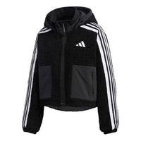 (WMNS) adidas Urban BOA Short Knitted Jacket Asia Sizing 'Black White' GM1426