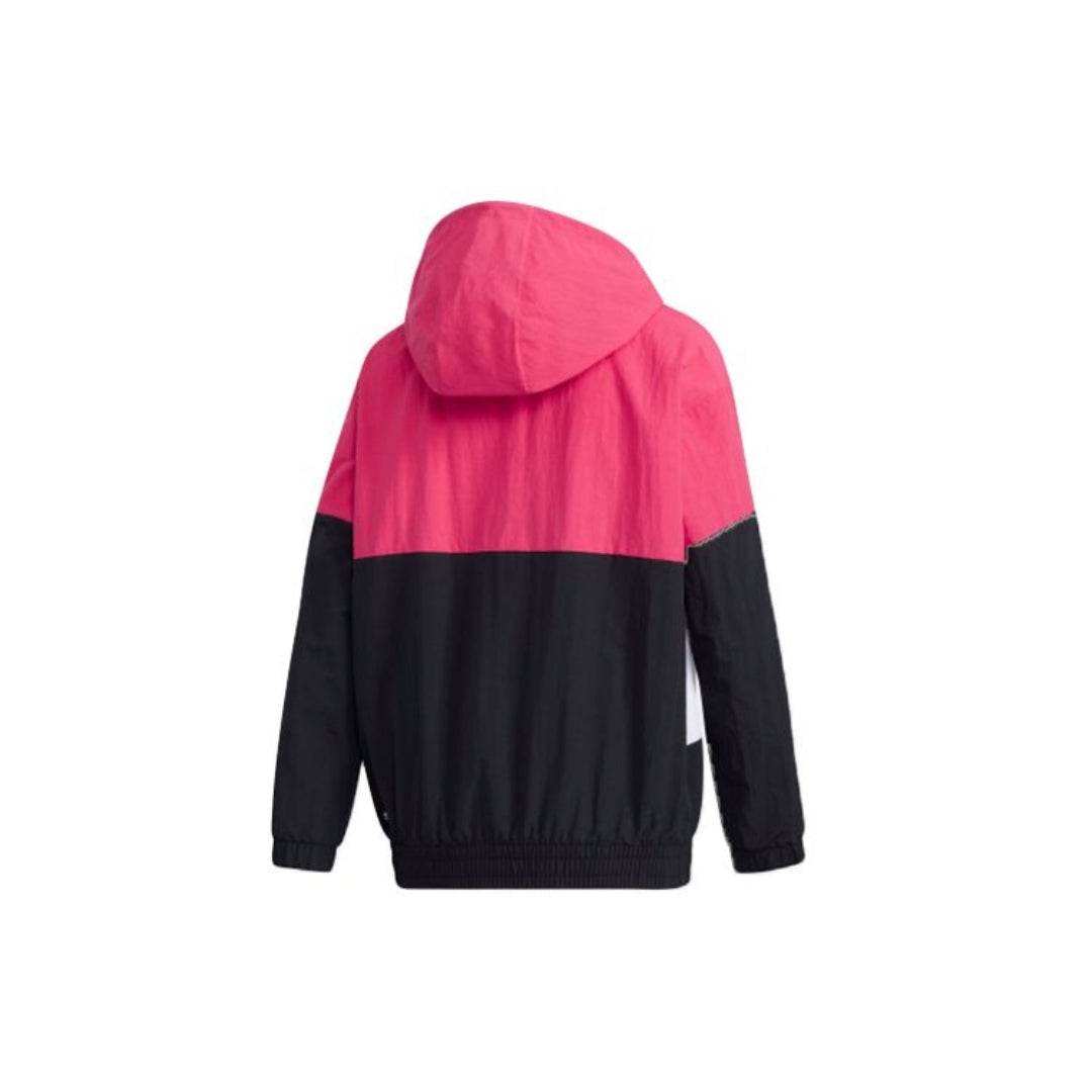 (WMNS) adidas Neo Windproof Hooded Jacket  Asia Sizing 'Pink White Black' GM2318