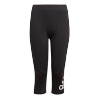 (GS) adidas Designed 2 Move 3/4 Tights Asia Sizing 'Black White' GN1434