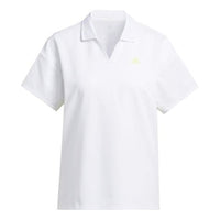(WMNS) adidas 3-Stripes Primegreen Polo Shirt Asia Sizing 'White' GR3535