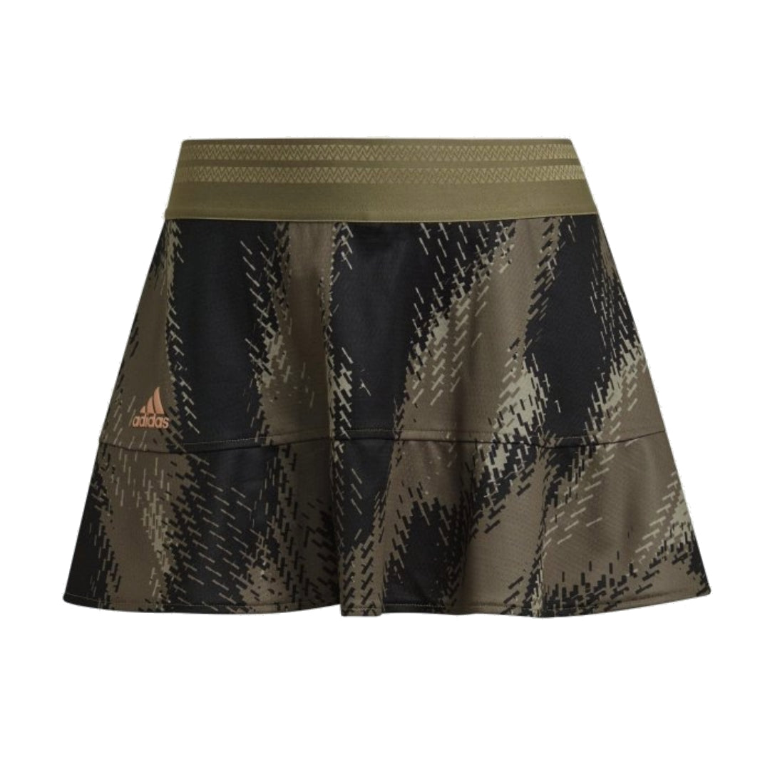 (WMNS) adidas Primeblue Printed Tennis Skirt Asia Sizing 'Green' GS4940