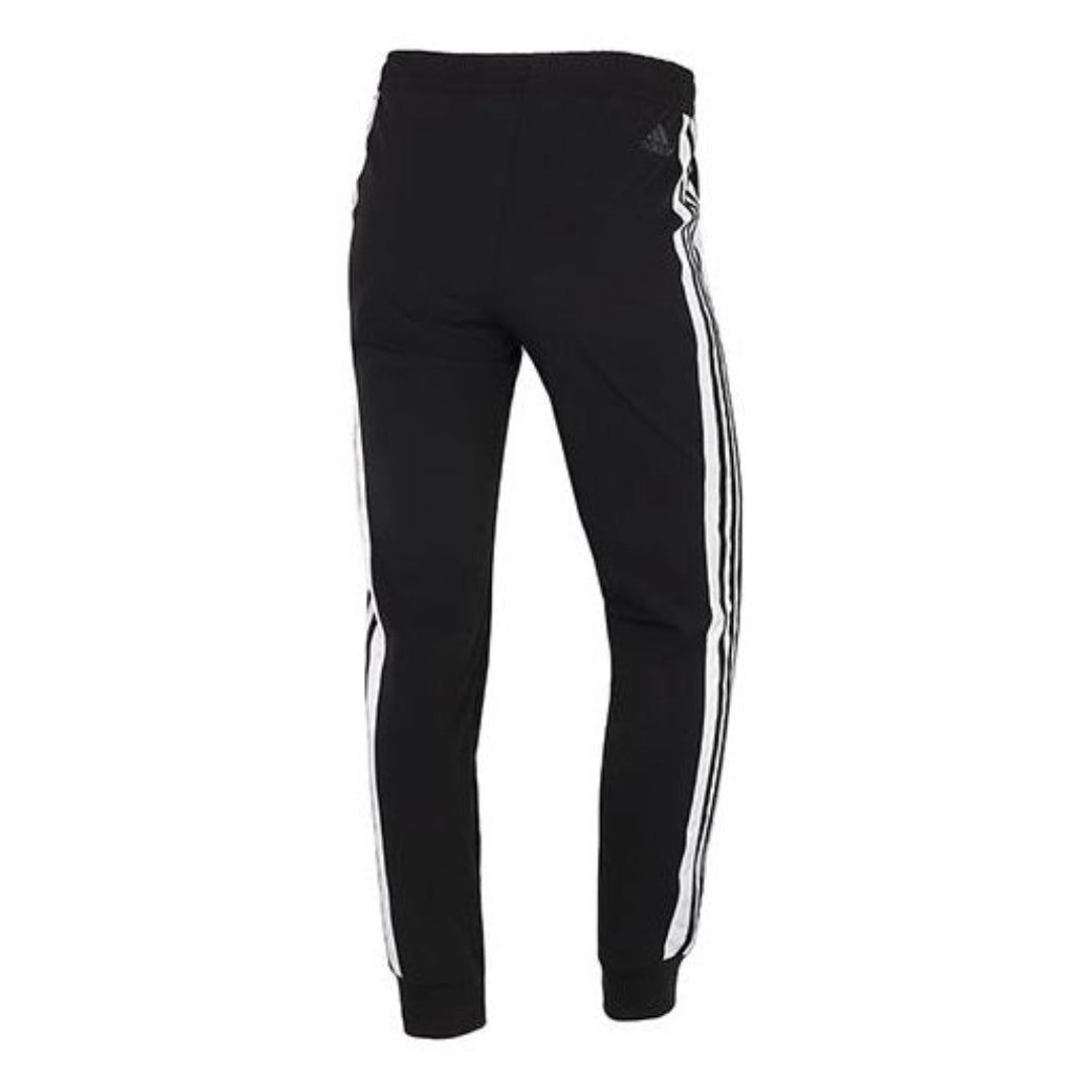 (WMNS) adidas Woven Pants Asia Sizing 'Black White' GT4408