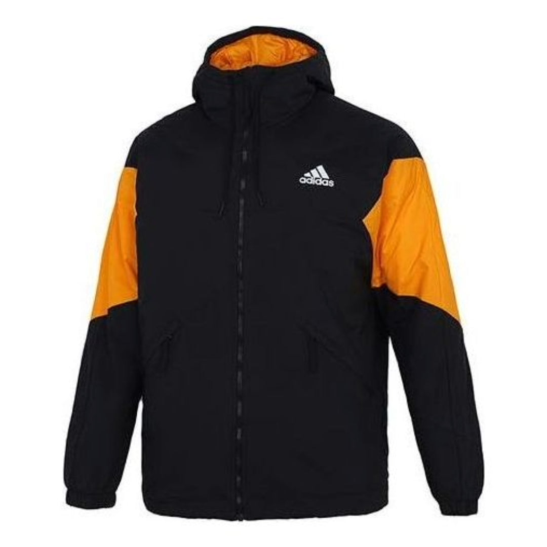 adidas Back to Sport Jacket Asia Sizing 'Black Orange' GT6589