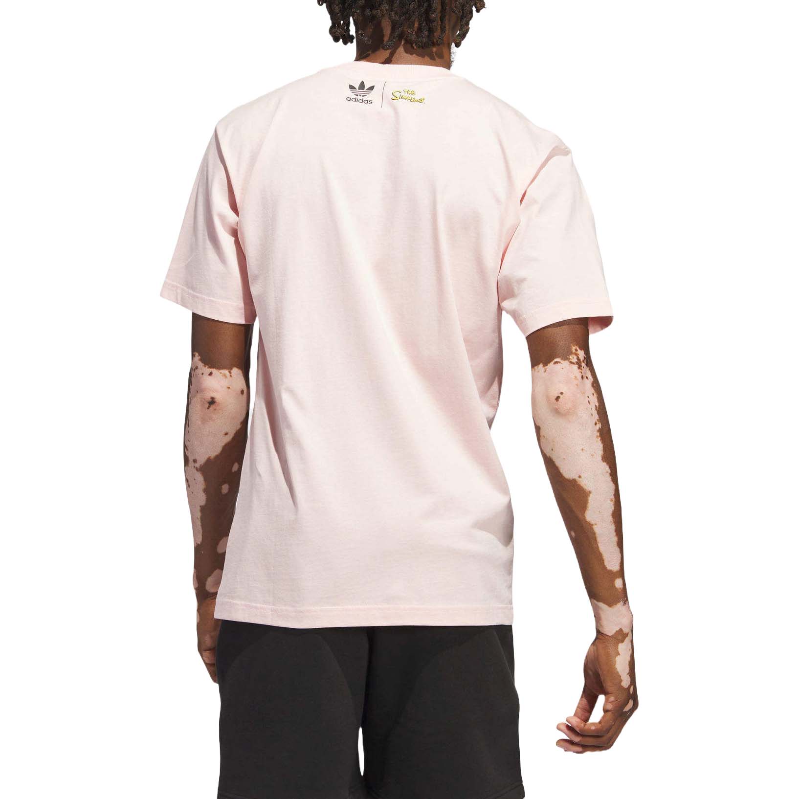adidas x Simpsons Couch Graphic T-Shirt Asia Sizing 'Light Pink' IM8028