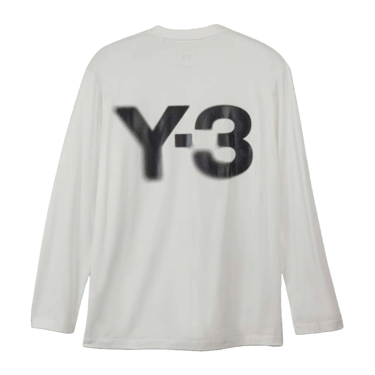 adidas Y-3 Logo Long Sleeve T-shirt Asia Sizing 'Core White' JE9279