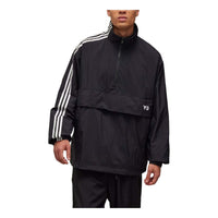 adidas Y-3 3-Stripes Nylon Shell 1/2 Zip Jacket Asia Sizing 'Black' JD9796