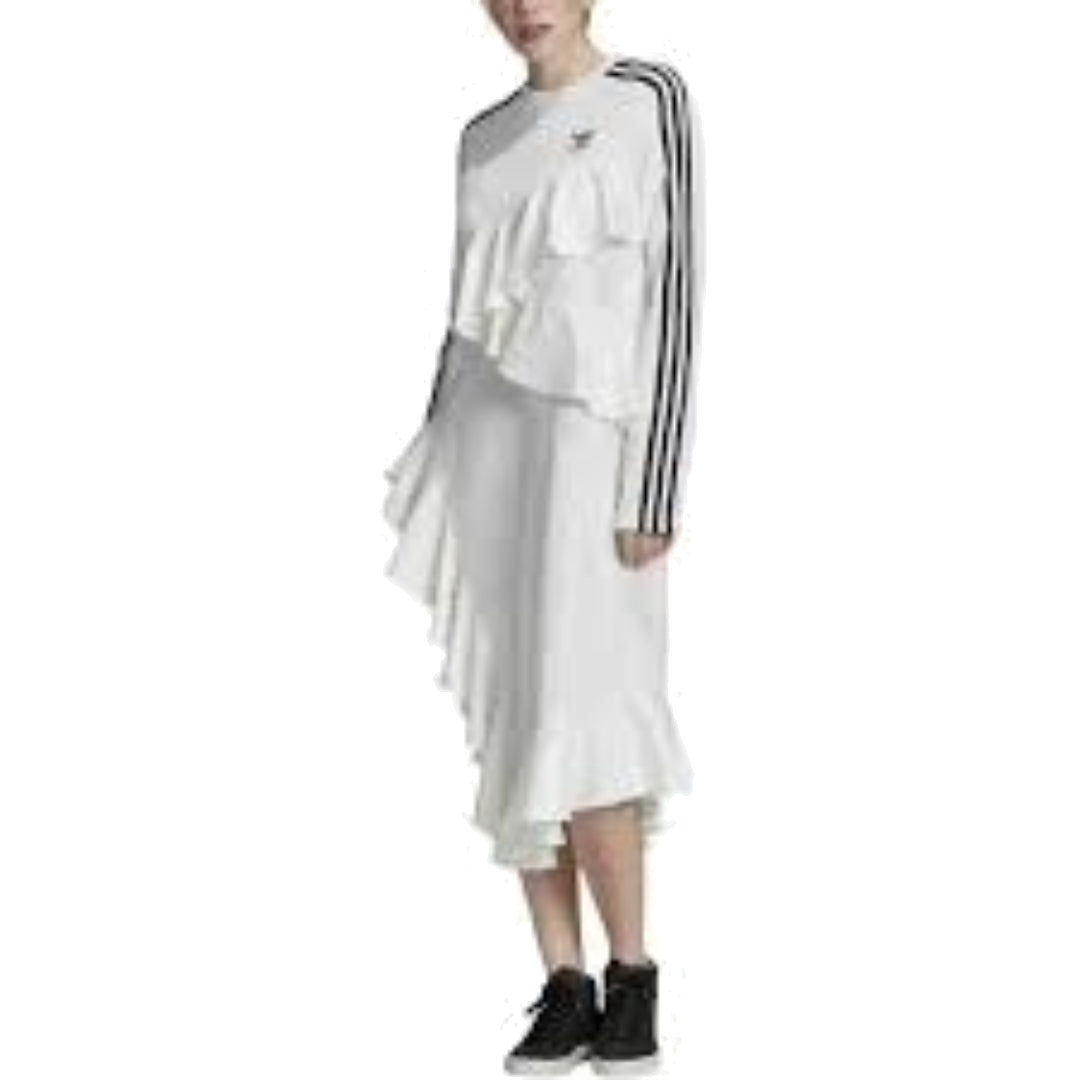 (WMNS) adidas Originals Dress Asia Sizing 'White Black' FT9896
