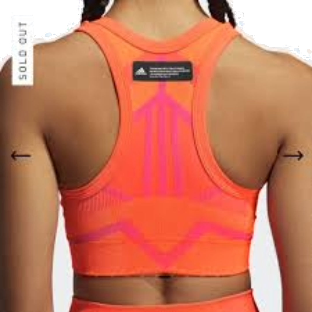 (WMNS) adidas Studio Two-Tone Bra 'Orange' GP3406