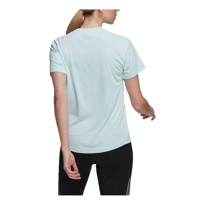 (WMNS) adidas Run It Running T-Shirt Asia Sizing 'Blue' HL1456