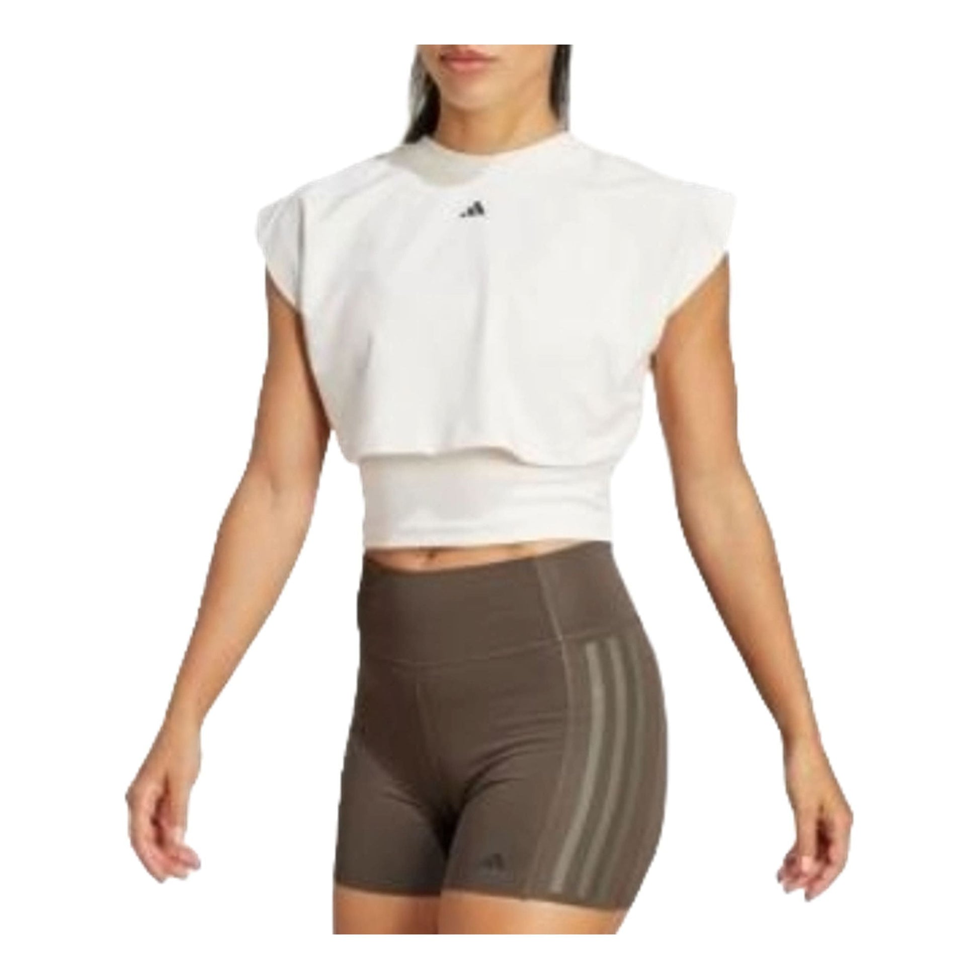 (WMNS) adidas Power Boxy French Terry 3-Stripes Tank Top Asia Sizing 'White' IW3188