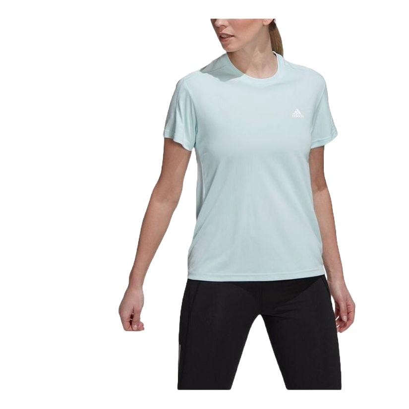 (WMNS) adidas Run It Running T-Shirt Asia Sizing 'Blue' HL1456