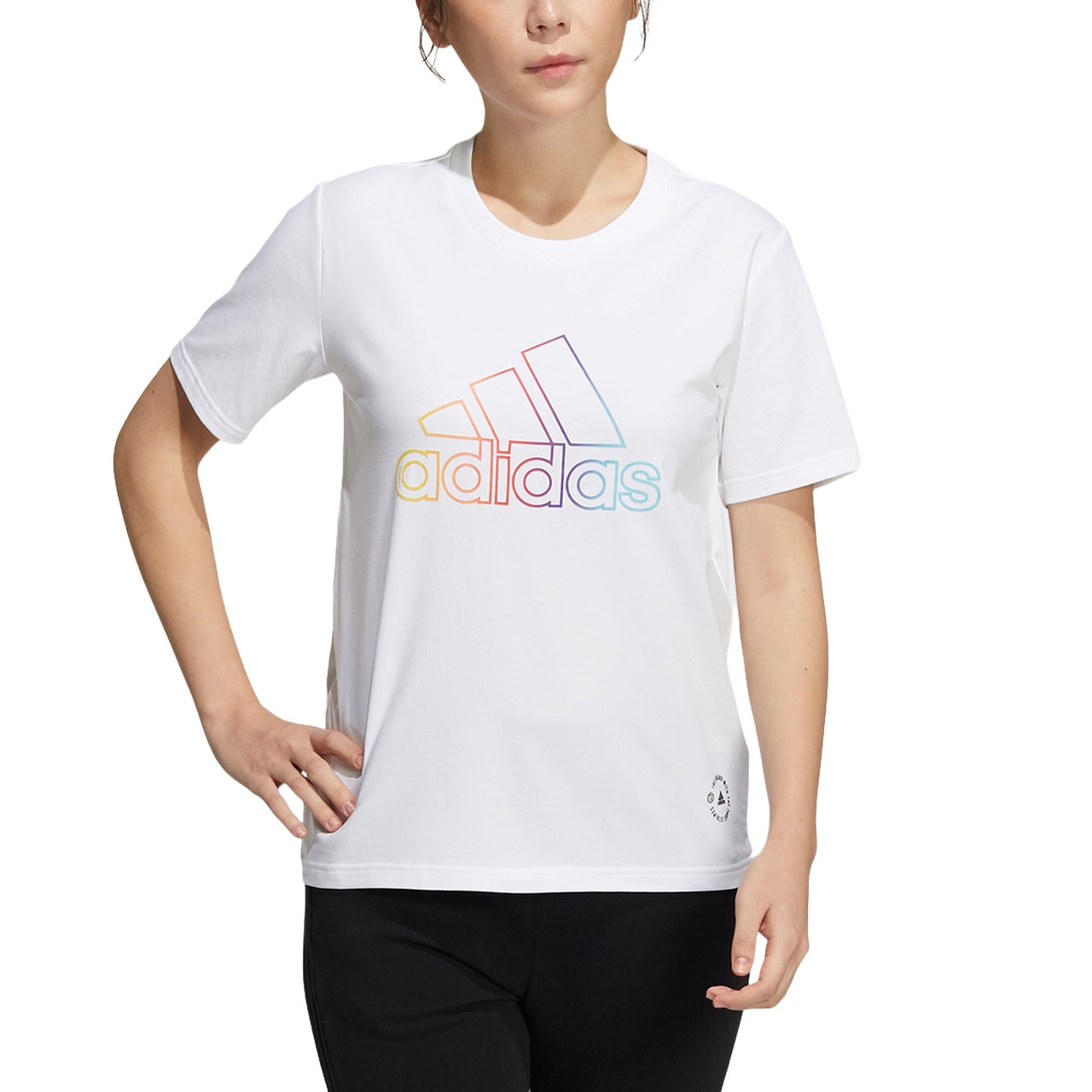 (WMNS) adidas Badge of Sport T-Shirt Asia Sizing 'White' HA3633