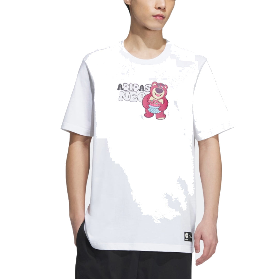 adidas Neo x Lotso T-Shirt 'White Red' IP4027