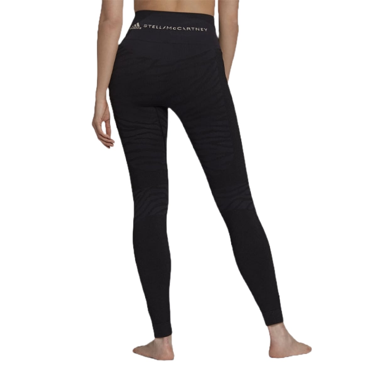 (WMNS) adidas by Stella McCartney Seamless Yoga Tights Asia Sizing 'Black' GU1637
