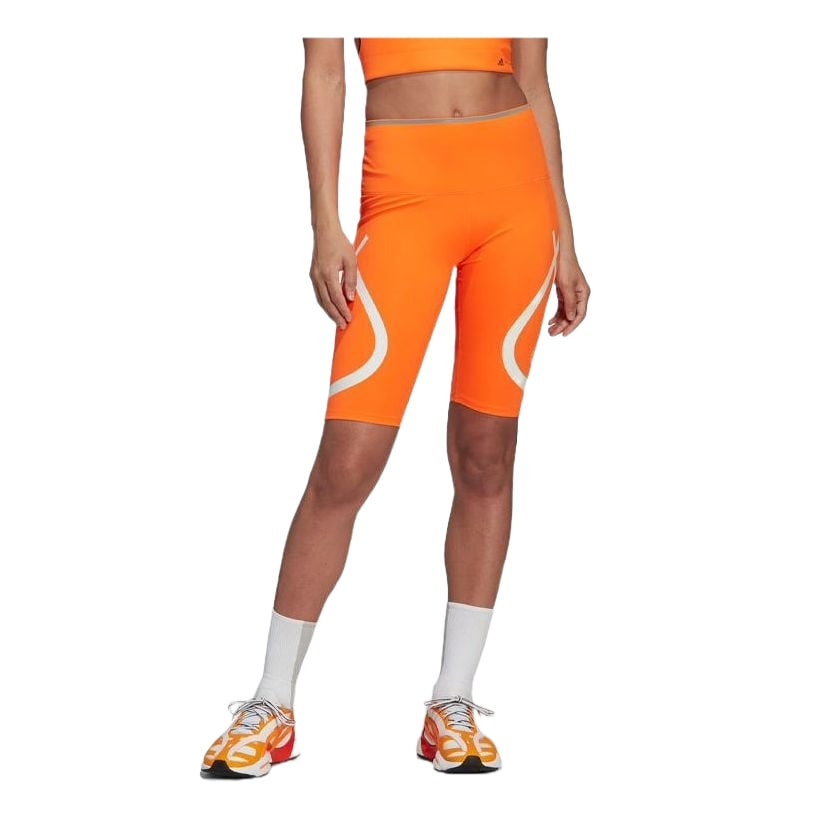 (WMNS) adidas By Stella McCartney TruePace High Waisted Track Shorts Asia Sizing 'Orange White' HD9117