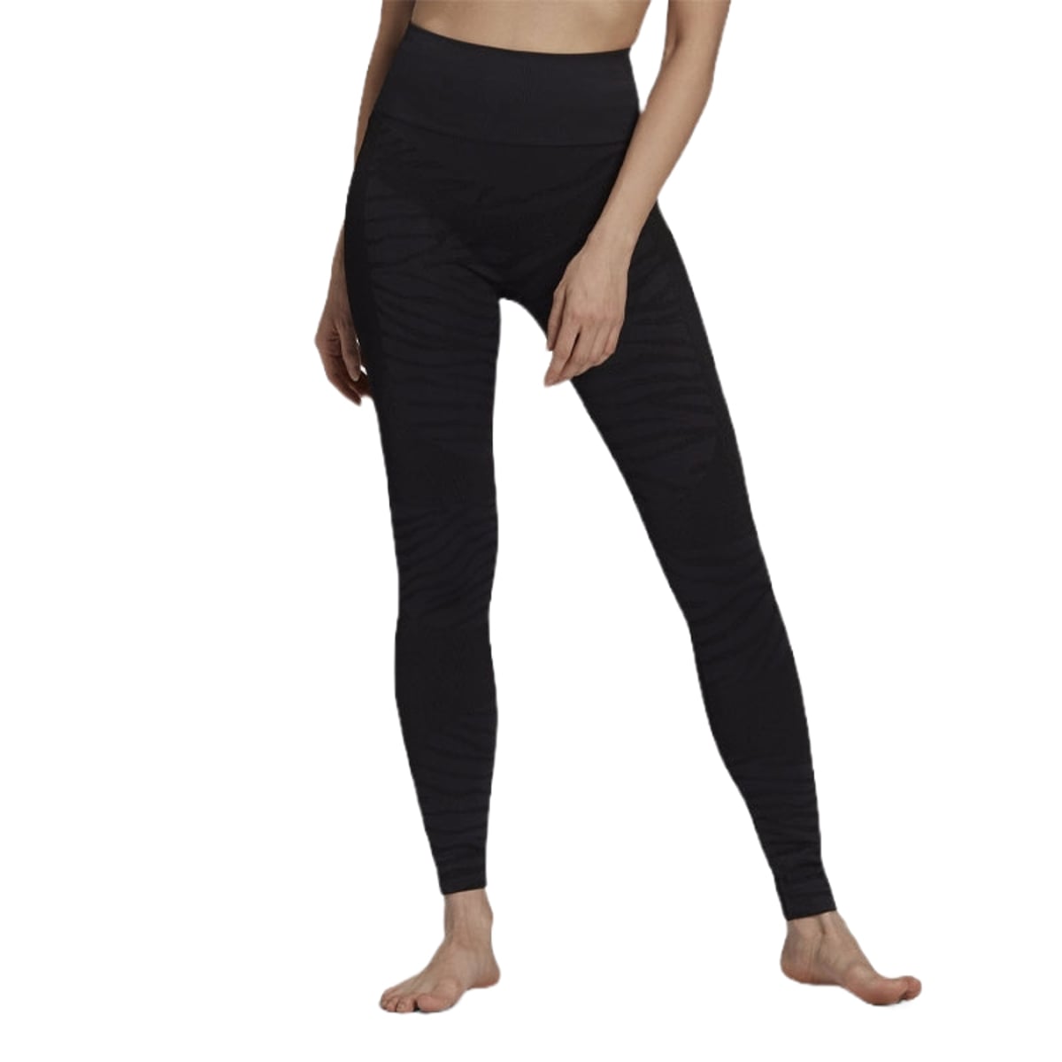 (WMNS) adidas by Stella McCartney Seamless Yoga Tights Asia Sizing 'Black' GU1637