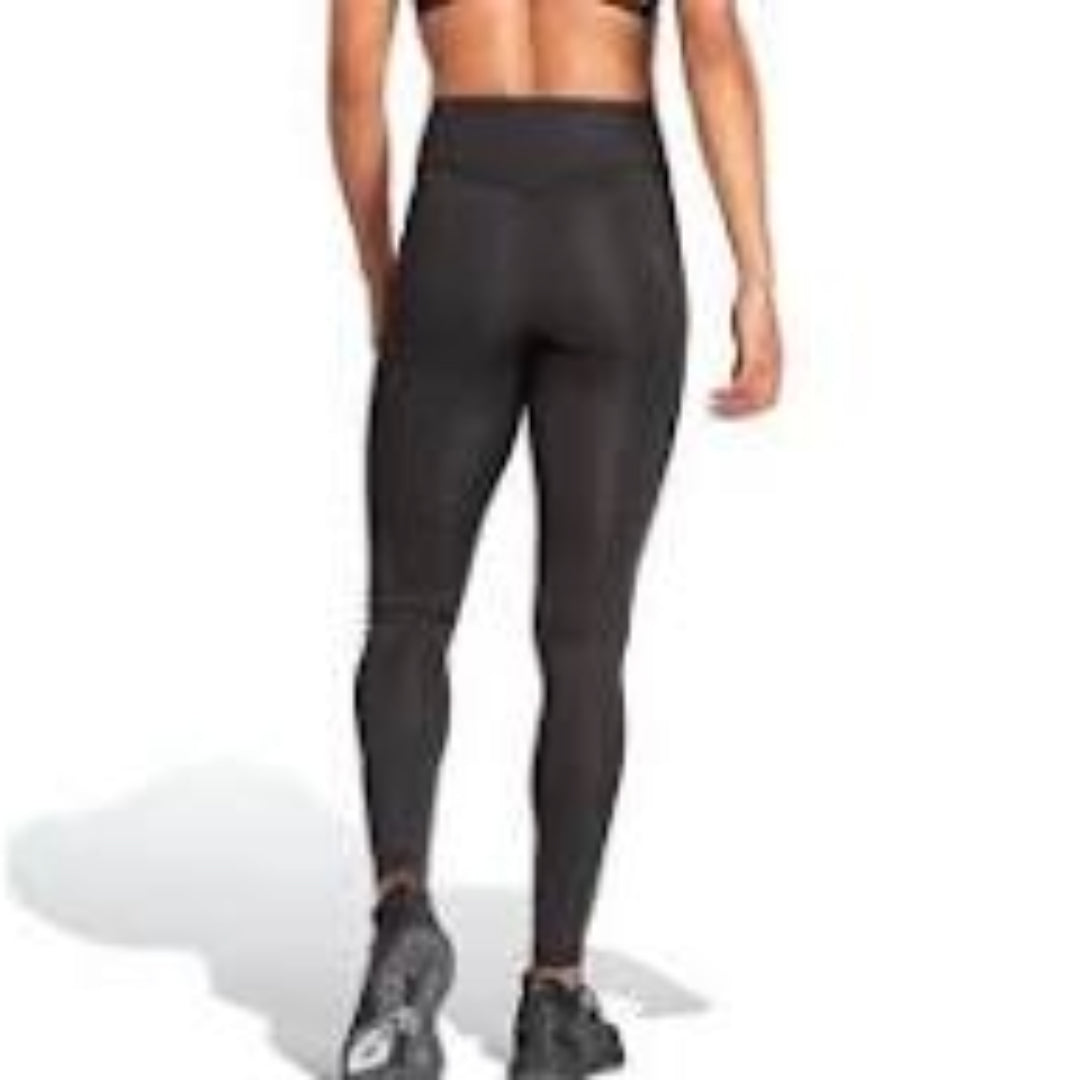 (WMNS) adidas Optime 3-Stripes Full-Length Leggings Asia Sizing 'Black' IT9105