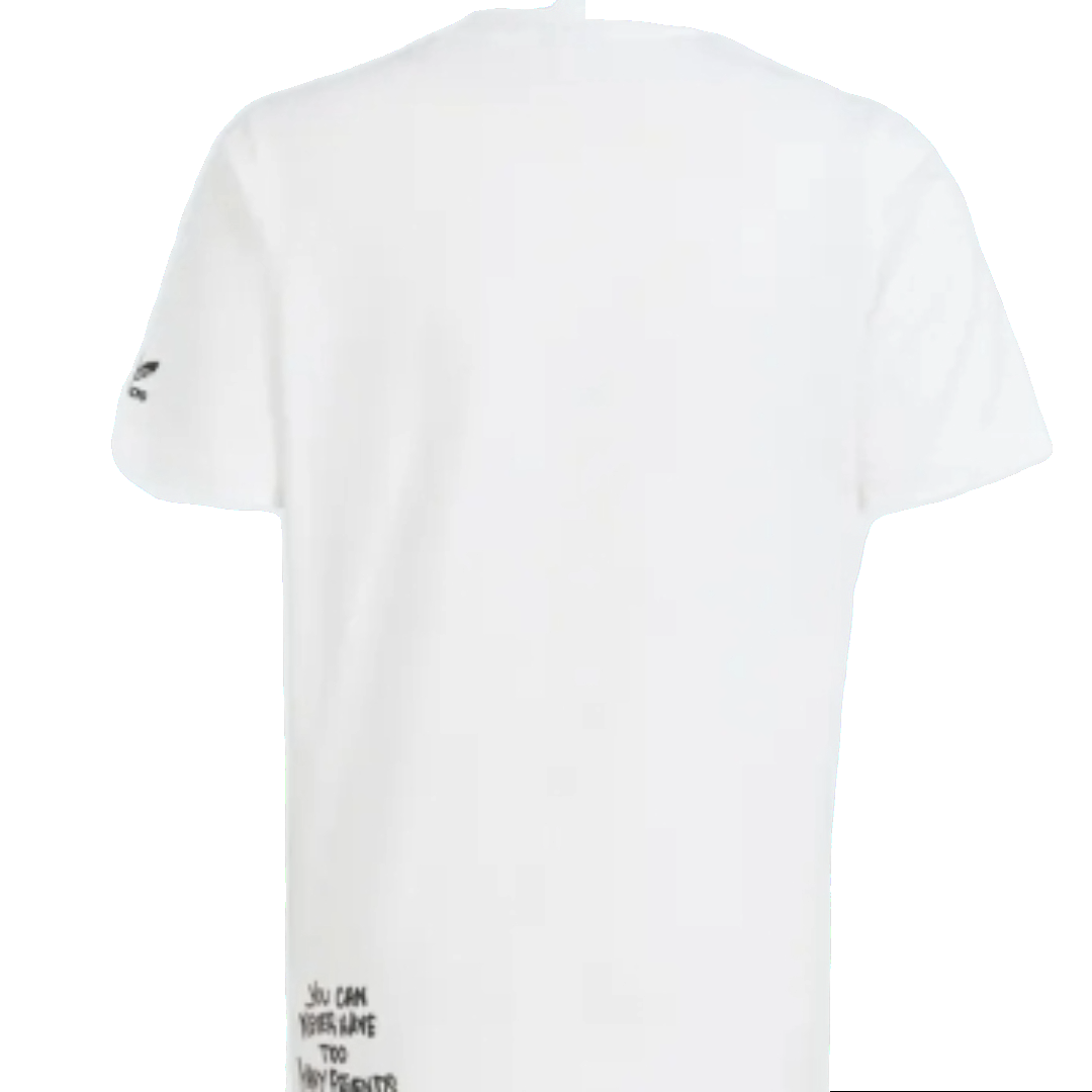 (GS) adidas Originals x Hello Kitty T-Shirt Asia Sizing 'White Black' IT7920