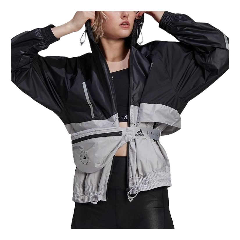 (WMNS) adidas by Stella McCartney Casual Jackets Asia Sizing 'Black Grey' H62016