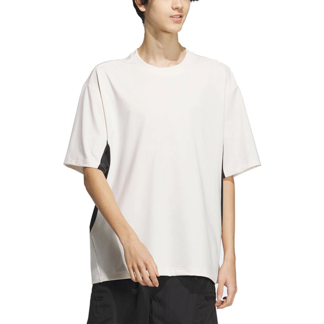 adidas Future Style T-Shirt Asia Sizing 'White Black' JI9882