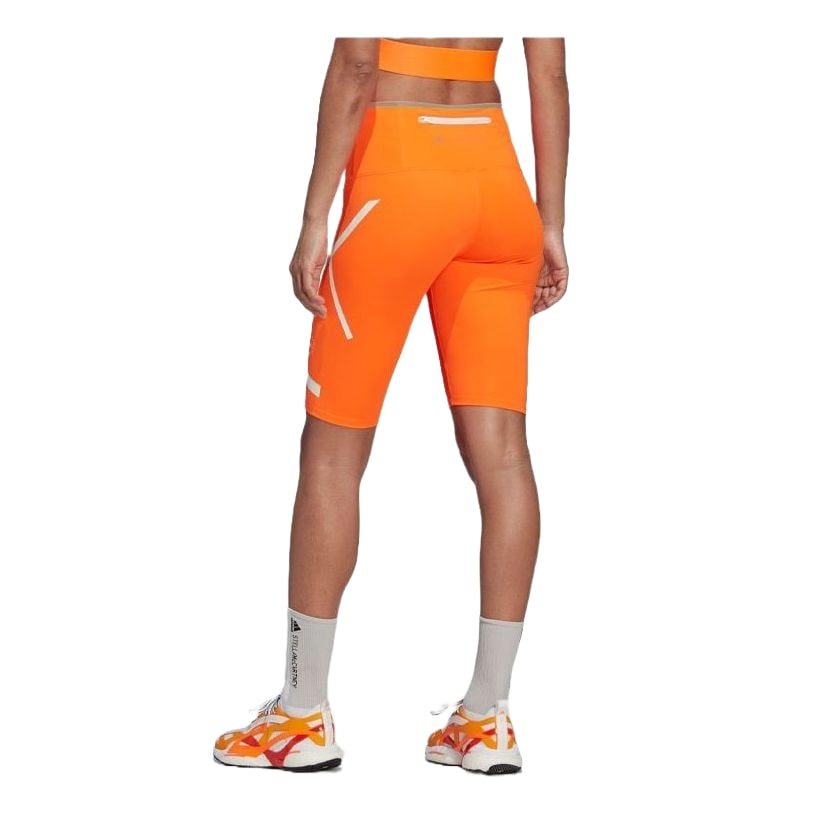 (WMNS) adidas By Stella McCartney TruePace High Waisted Track Shorts Asia Sizing 'Orange White' HD9117