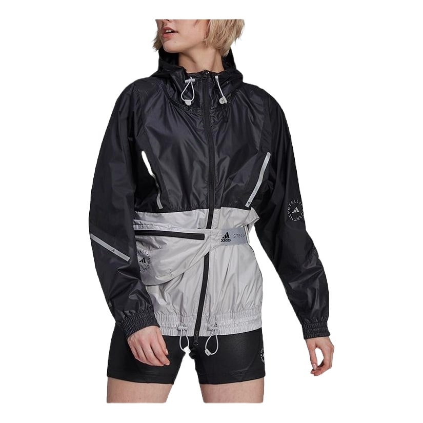 (WMNS) adidas by Stella McCartney Casual Jackets Asia Sizing 'Black Grey' H62016