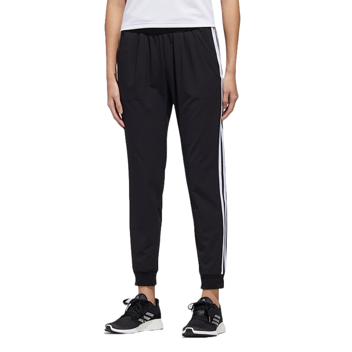 (WMNS) adidas Must Have Woven Pants Asia Sizing 'Black' GF0112