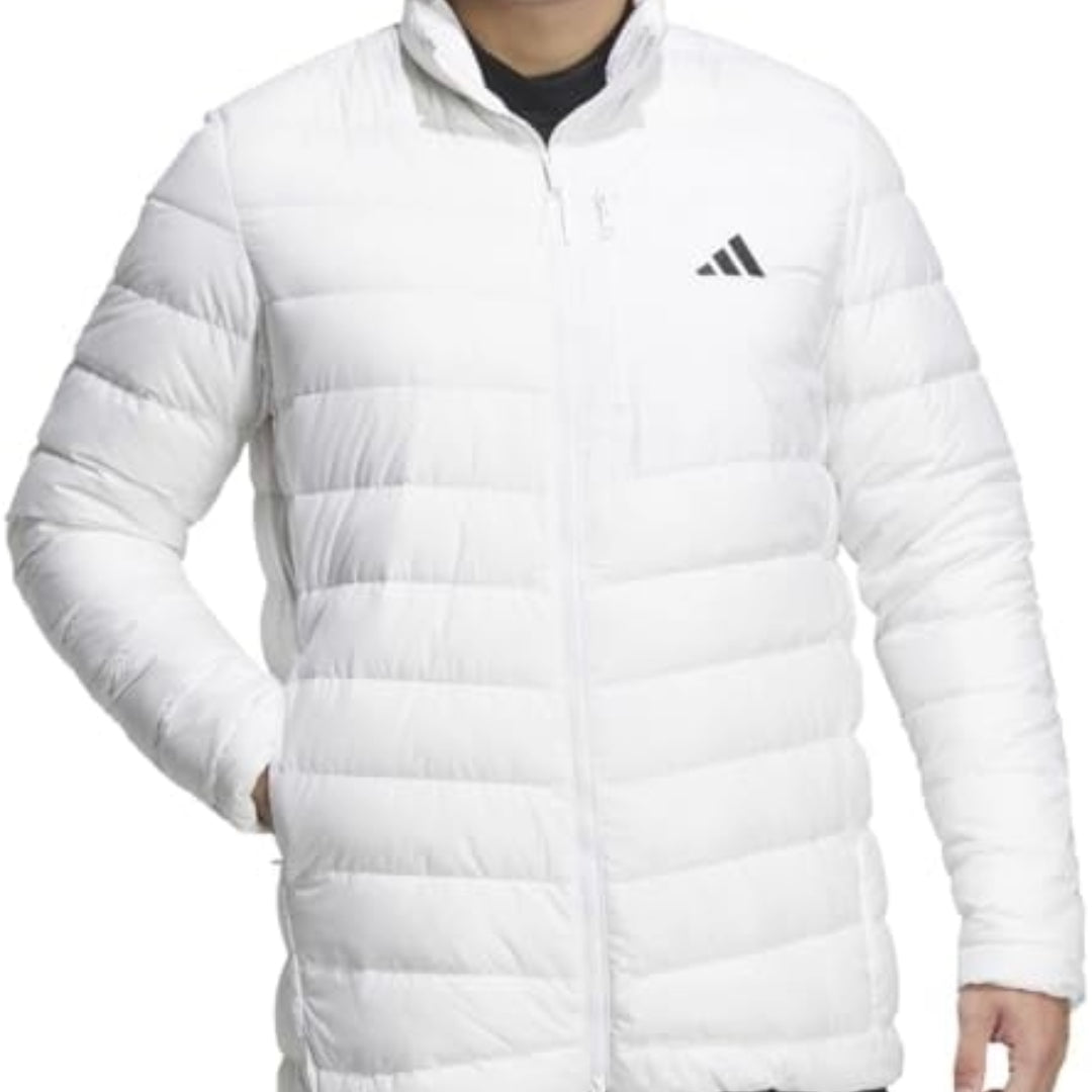 adidas Wind.RDY Thermal Water Repellent Full Zip Down Jacket Asia Sizing 'White' HZ6070