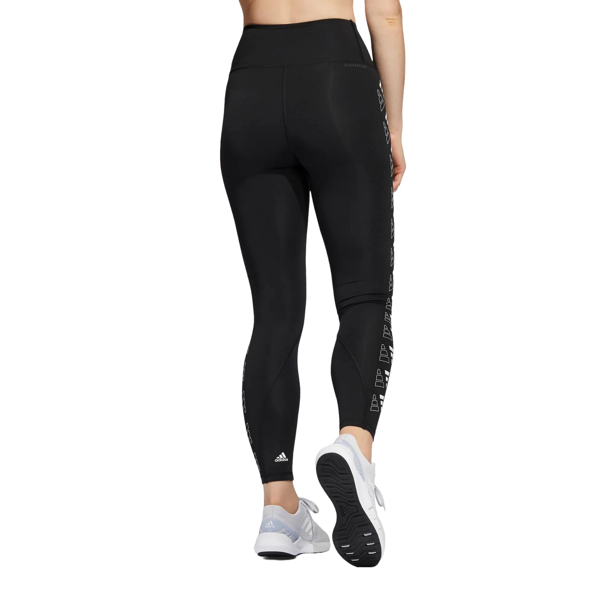 (WMNS) adidas Optime Training Tights Asia Sizing 'Black' H64191