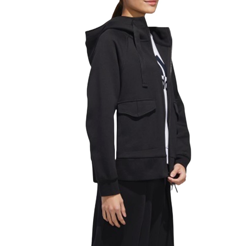 (WMNS) adidas Sty Knitted Jacket Asia Sizing 'Black' GF0166