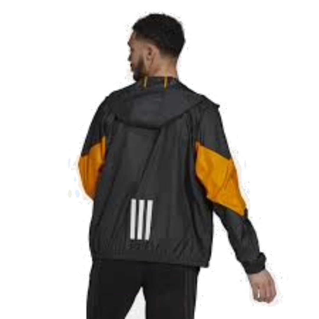 adidas Back to Sport WIND.RDY Jacket 'Black Yellow' GT6561
