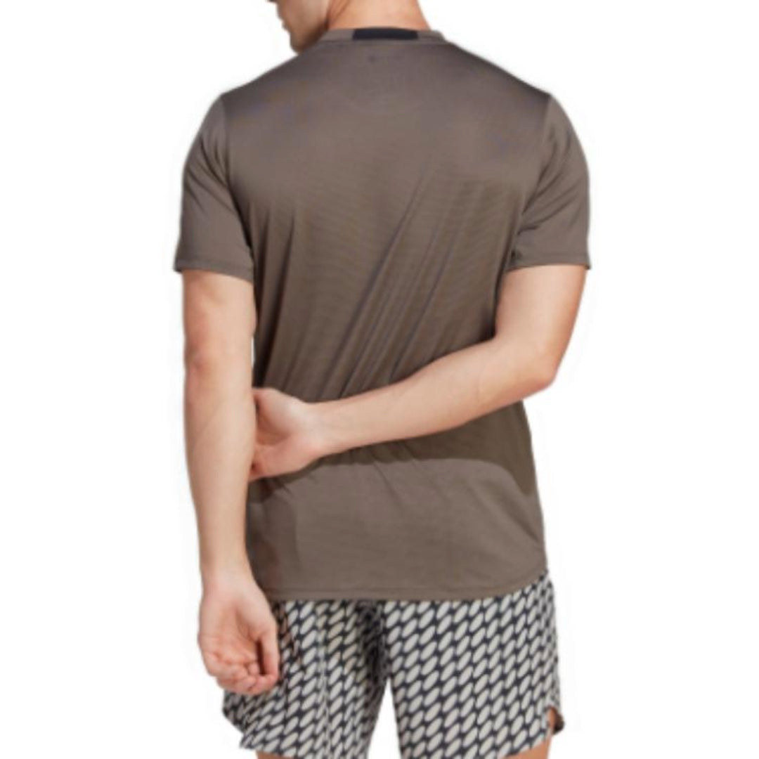 adidas x Marimekko Designed For Training T-shirt 'Brown Grey' HR8207
