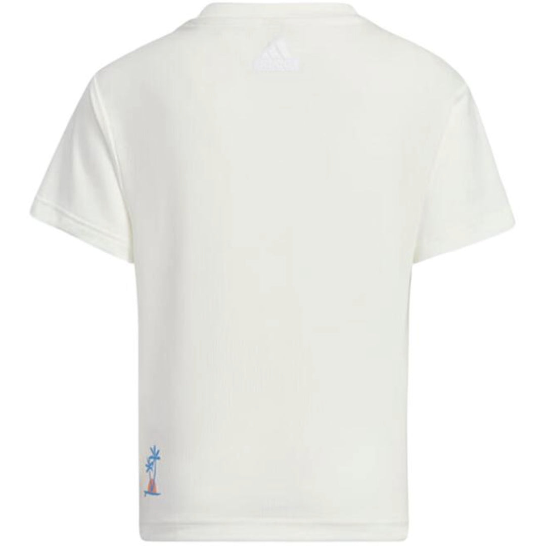 (GS) adidas Specific T-Shirt Asia Sizing 'White Blue Orange' IT1794