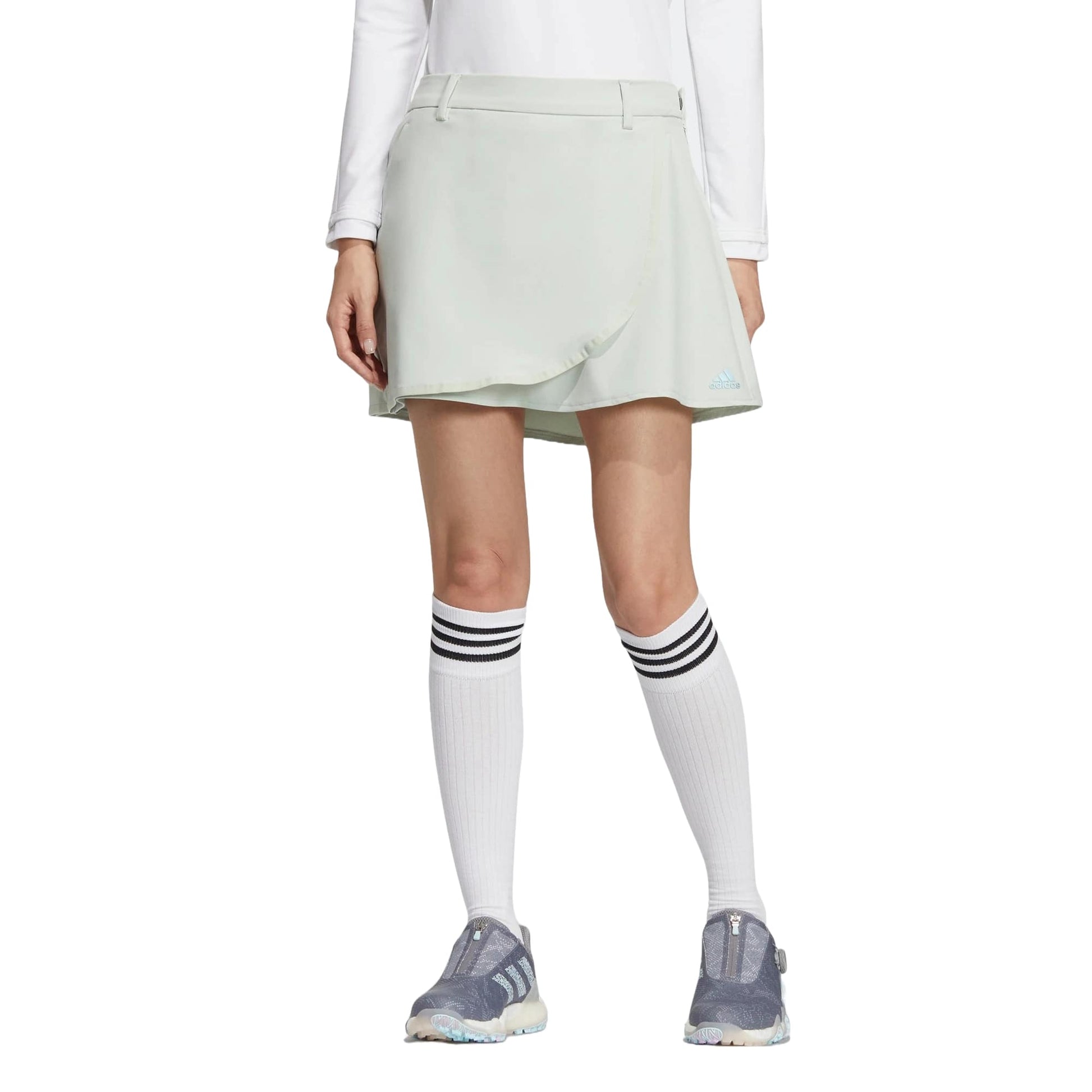 (WMNS) adidas WIND.RDY Stretch Flared Skirt Asia Sizing 'Green' HG1718