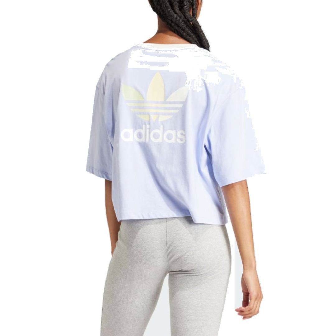 (WMNS) adidas originals Graphics T-Shirt Asia Sizing 'Purple White' IT9820